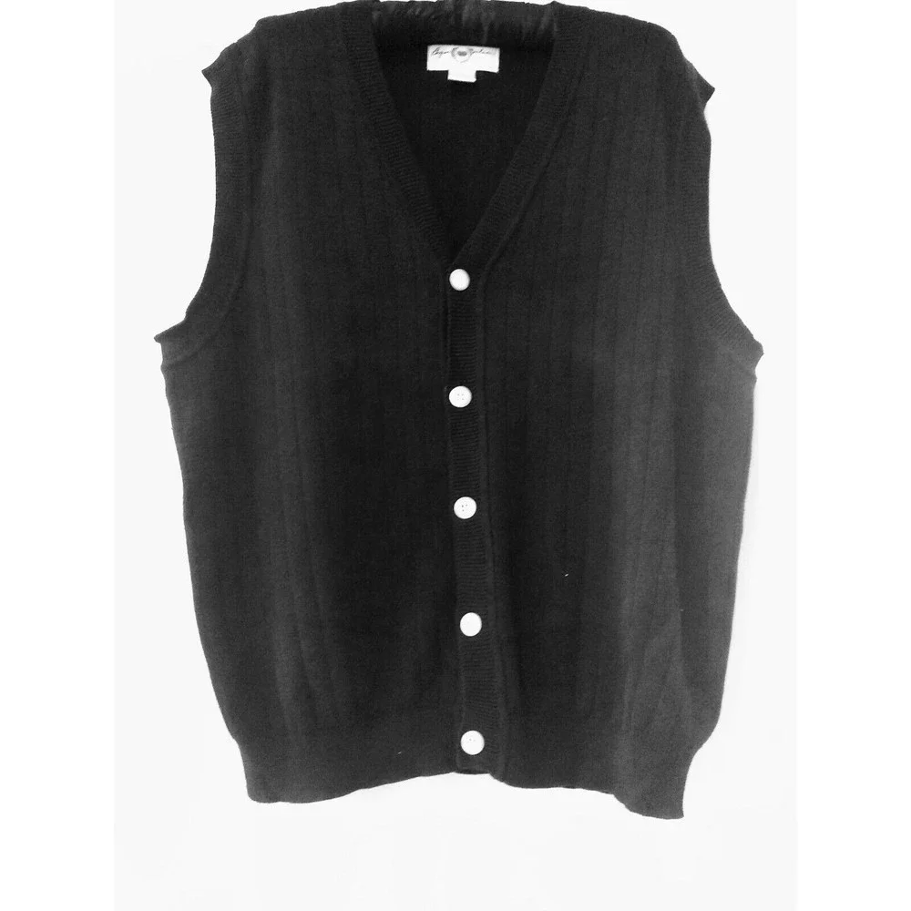 BAYRON NELSON Eleven Straight Men's Black Vest Size L ( 865)